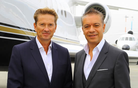 Patrick Margetson-Rushmore, Chief Executive and George Galanopoulos, Managing Director, Luxaviation UK.